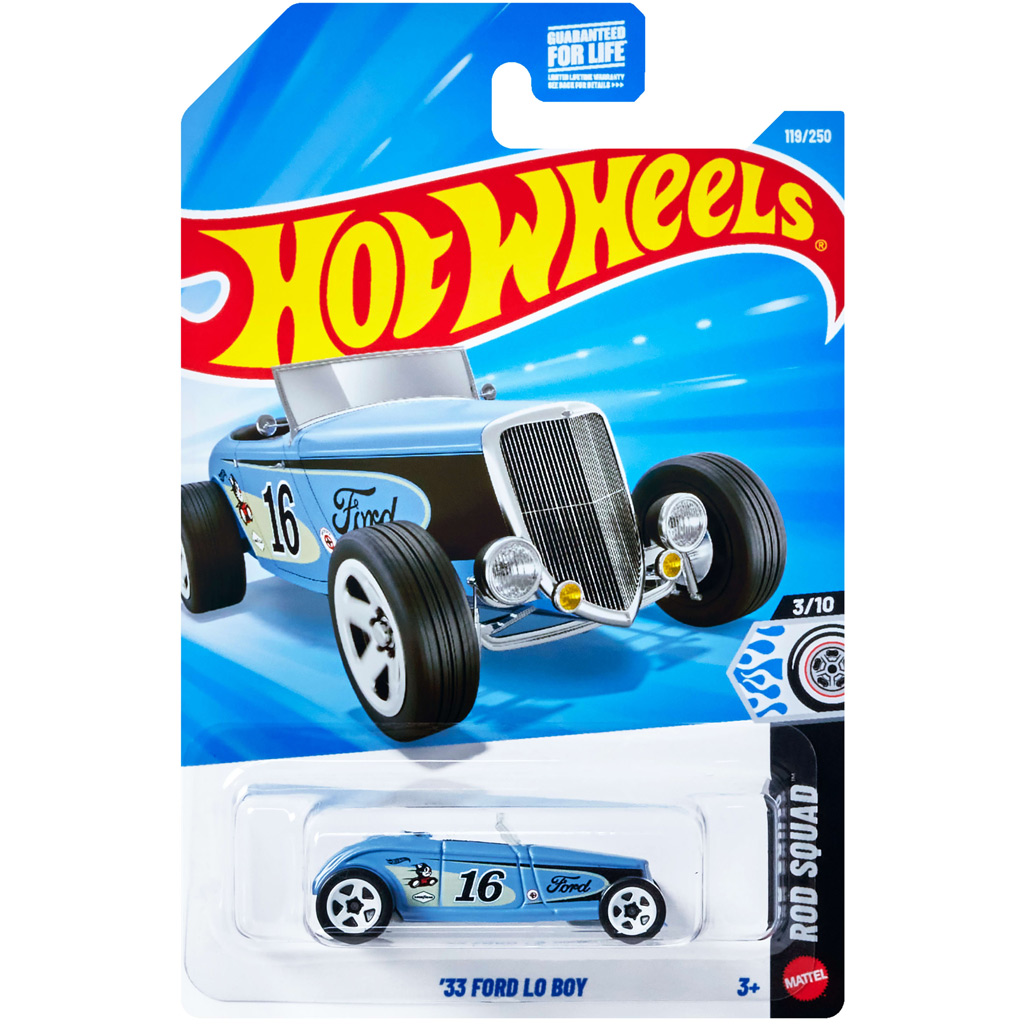 Hot Wheels: ’33 Ford Lo Boy kisautó 1/64 – Mattel kép 1