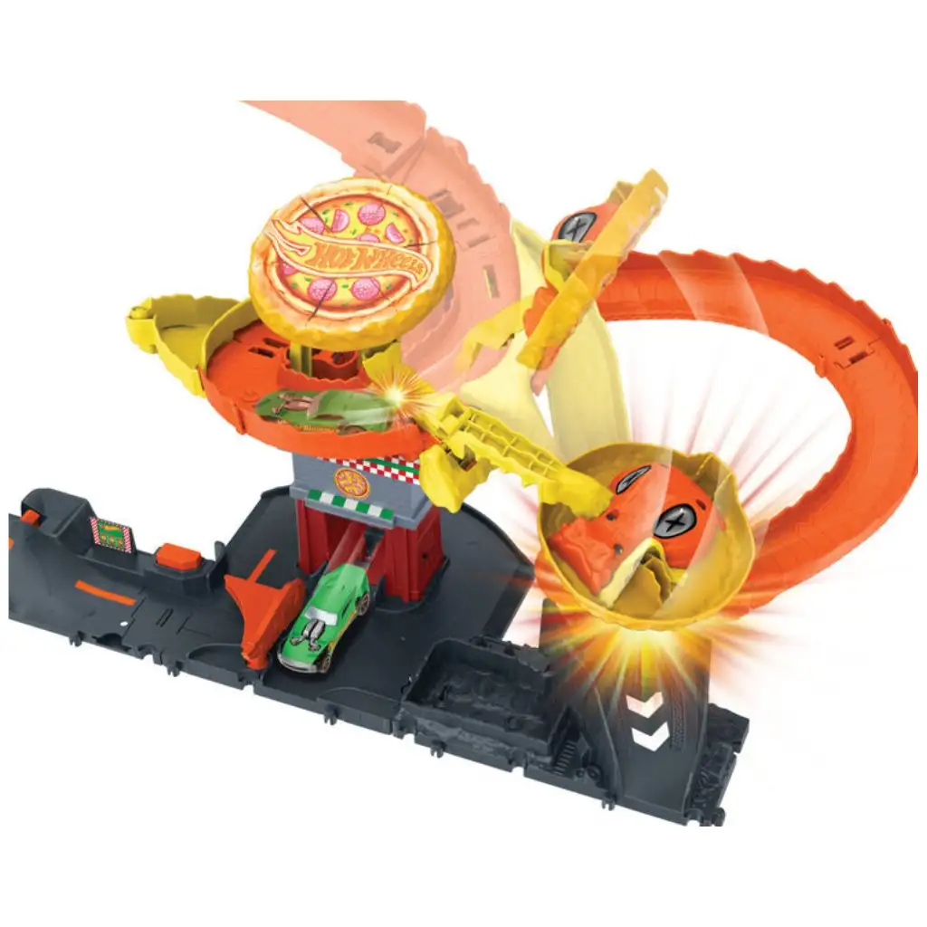 Hot Wheels City: Kobratámadás a pizzériában pálya szett - Mattel kép 3