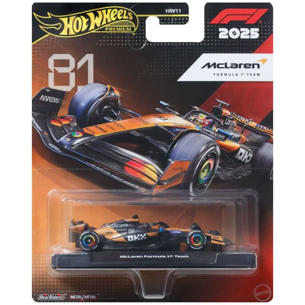 Hot Wheels Premium: McLaren Formula 1 team No.:81 kisautó 1/64 - Mattel kép 1