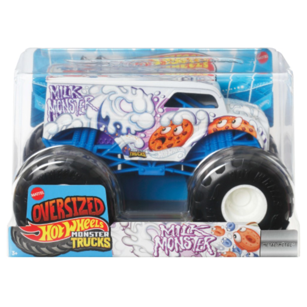 Hot Wheels Monster Trucks Oversized: Milk Monster 1/24 autómodell – Mattel kép 1