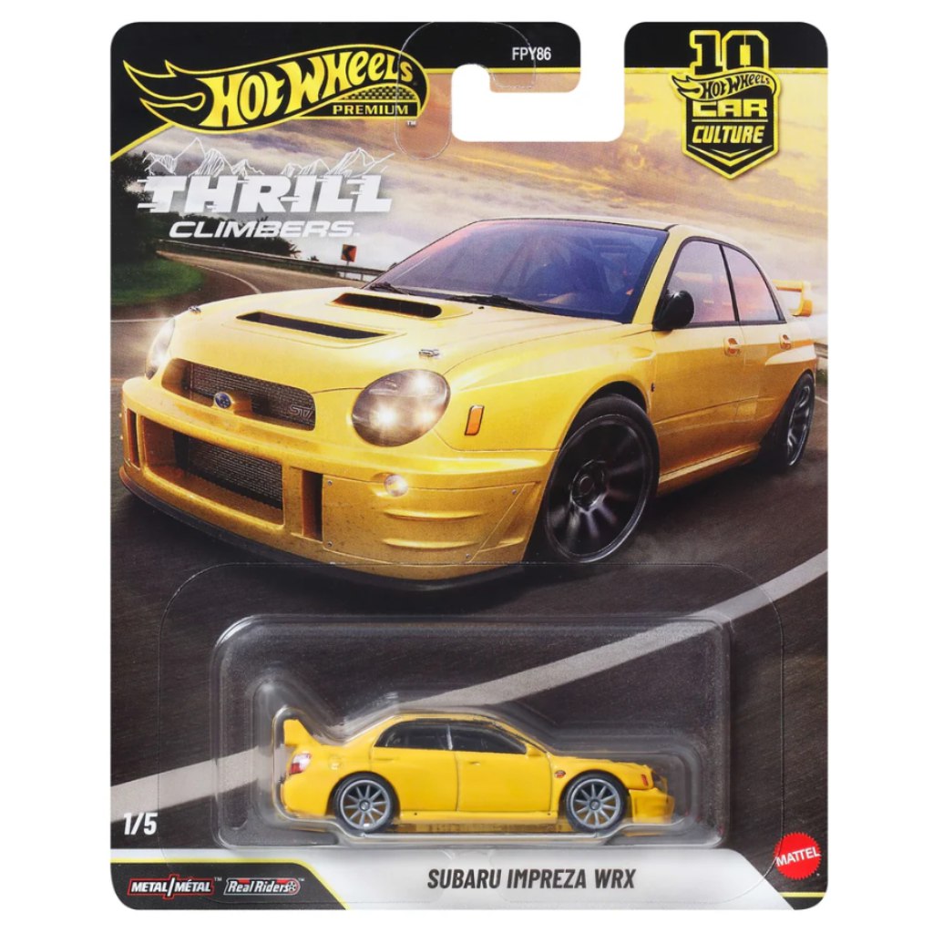 Hot Wheels Premium: Cool-túra Subaru Impreza WRX kisautó 1/64 - Mattel kép 1
