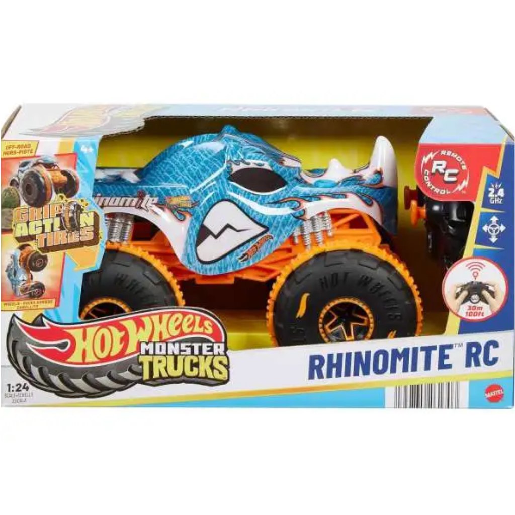 Hot Wheels: RC Rhinomite távirányítós autó 1/24 - Mattel kép 1