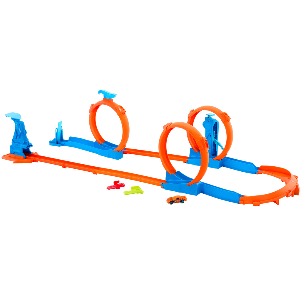 Hot Wheels: Tripla hurok pálya kreátor szett - Mattel kép 2