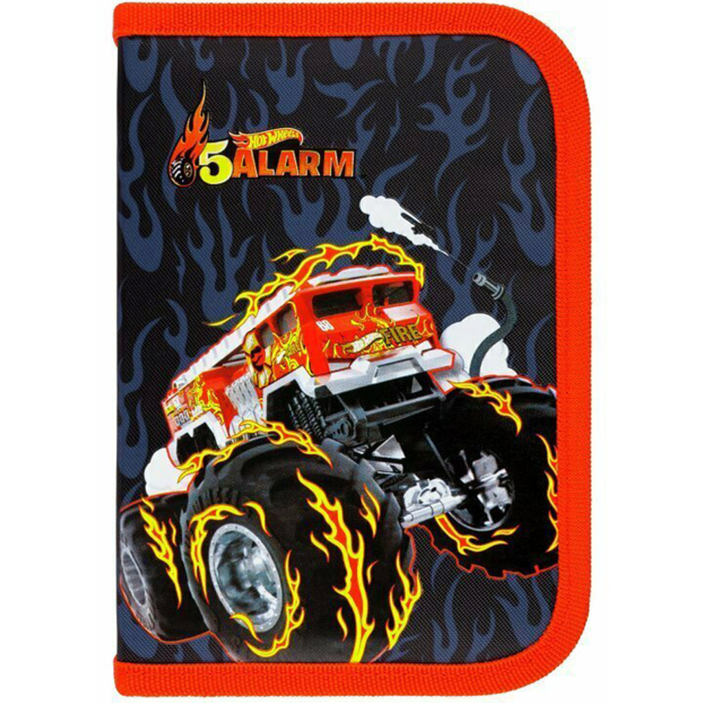 Hot Wheels kihajtható tolltartó 20,5x14x3,5cm kép 1