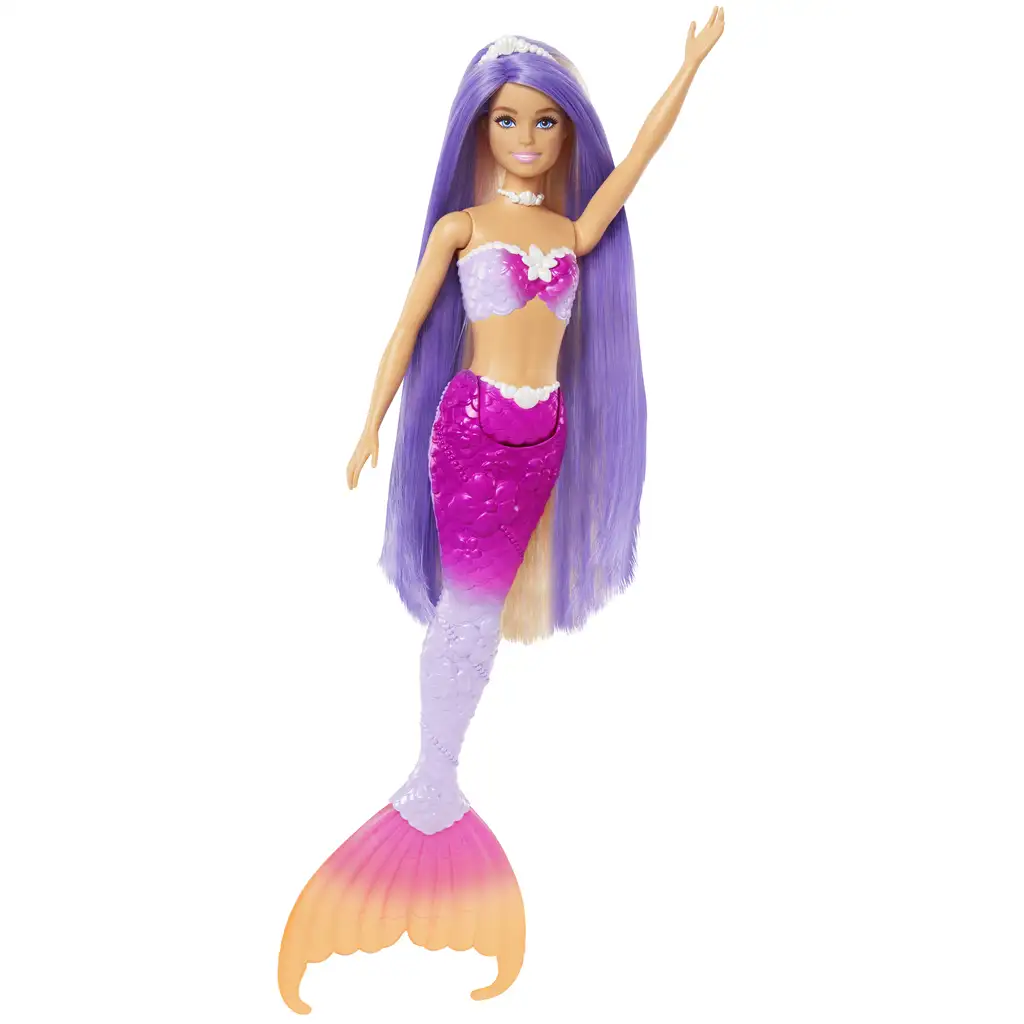 Barbie: Színváltós sellő baba kiegészítőkkel - Mattel kép 4