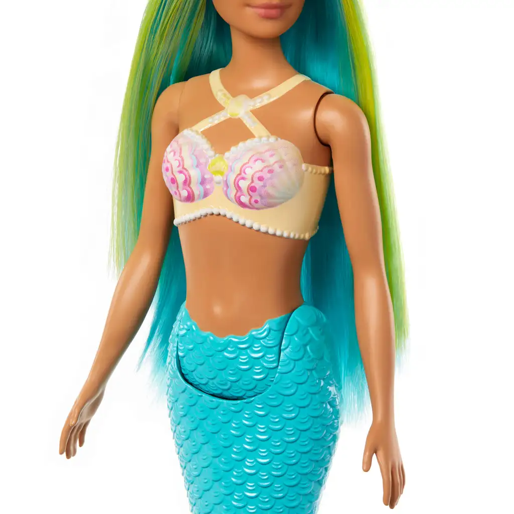 Barbie Dreamtopia: Sellő baba kék hajjal és uszonnyal - Mattel kép 4