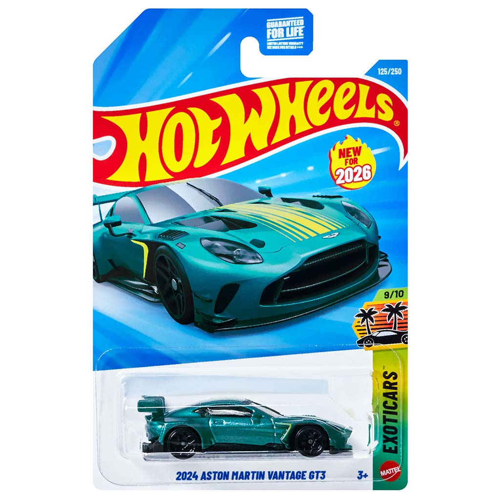 Hot Wheels: 2024 Aston Martin Vantage GT3 kisautó 1/64 - Mattel kép 1