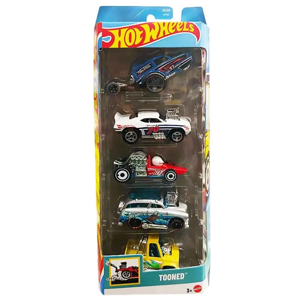 Hot Wheels: Tooned  5db-os kisautó szett 1/64 - Mattel kép 1