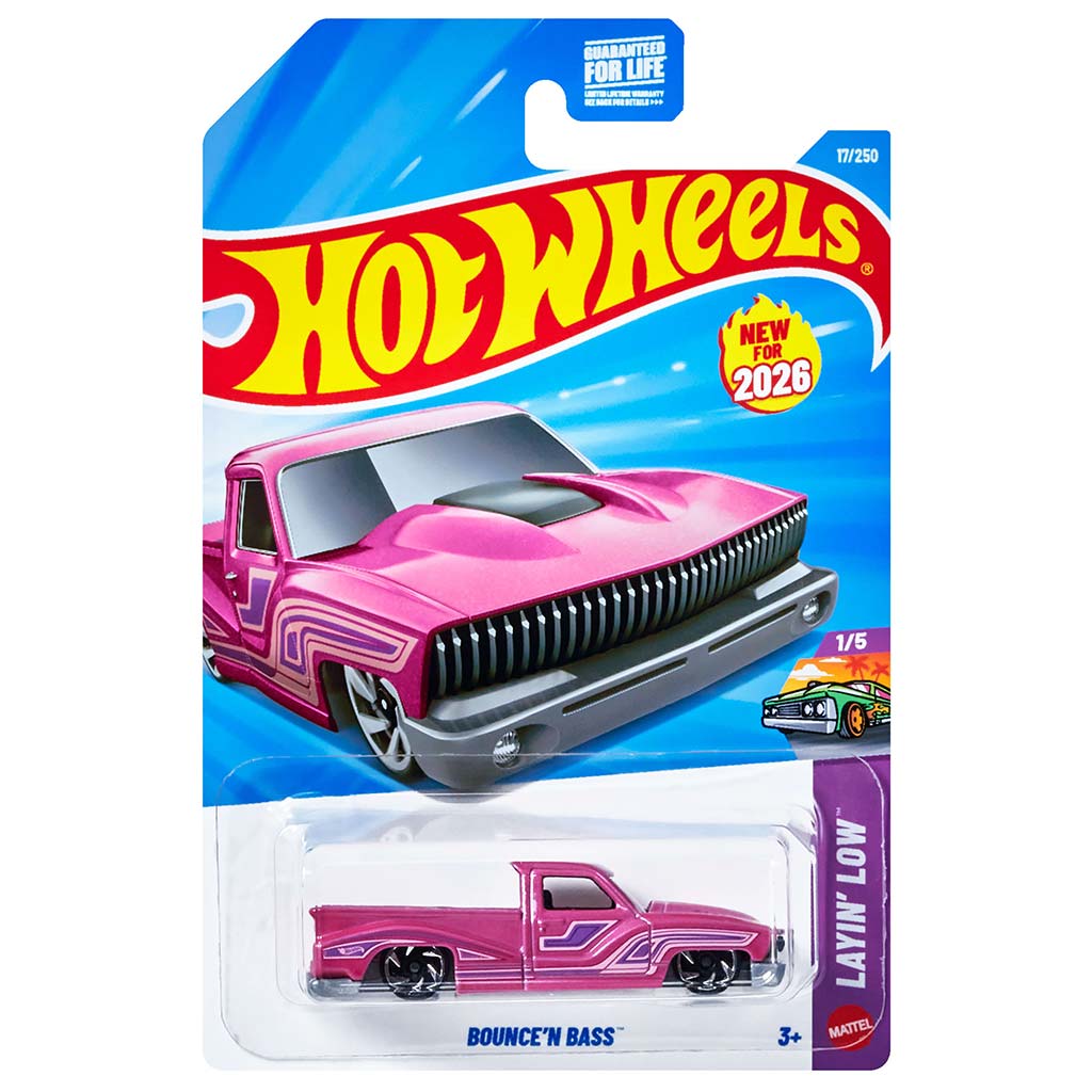 Hot Wheels: Bounce'n Bass kisautó 1/64 - Mattel kép 1