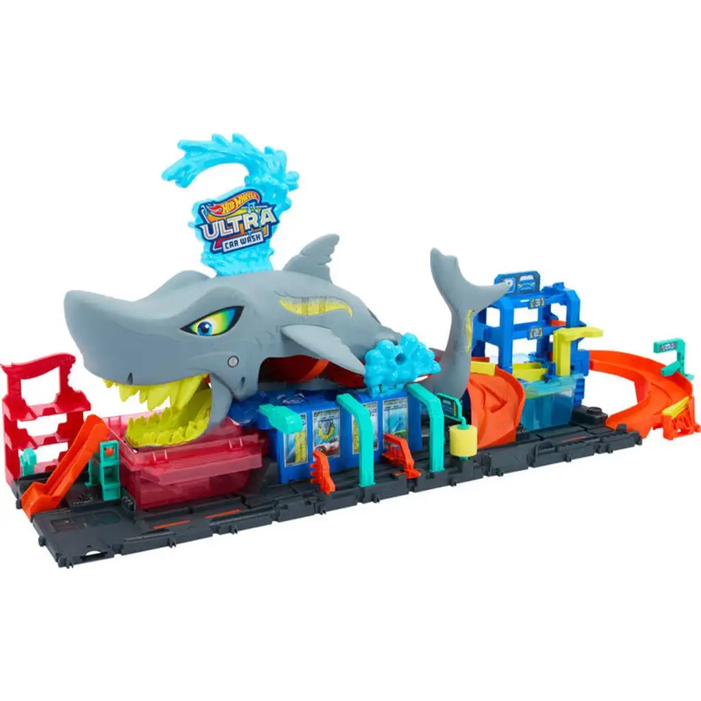 Hot Wheels: Cápás autómosó - Mattel kép 2