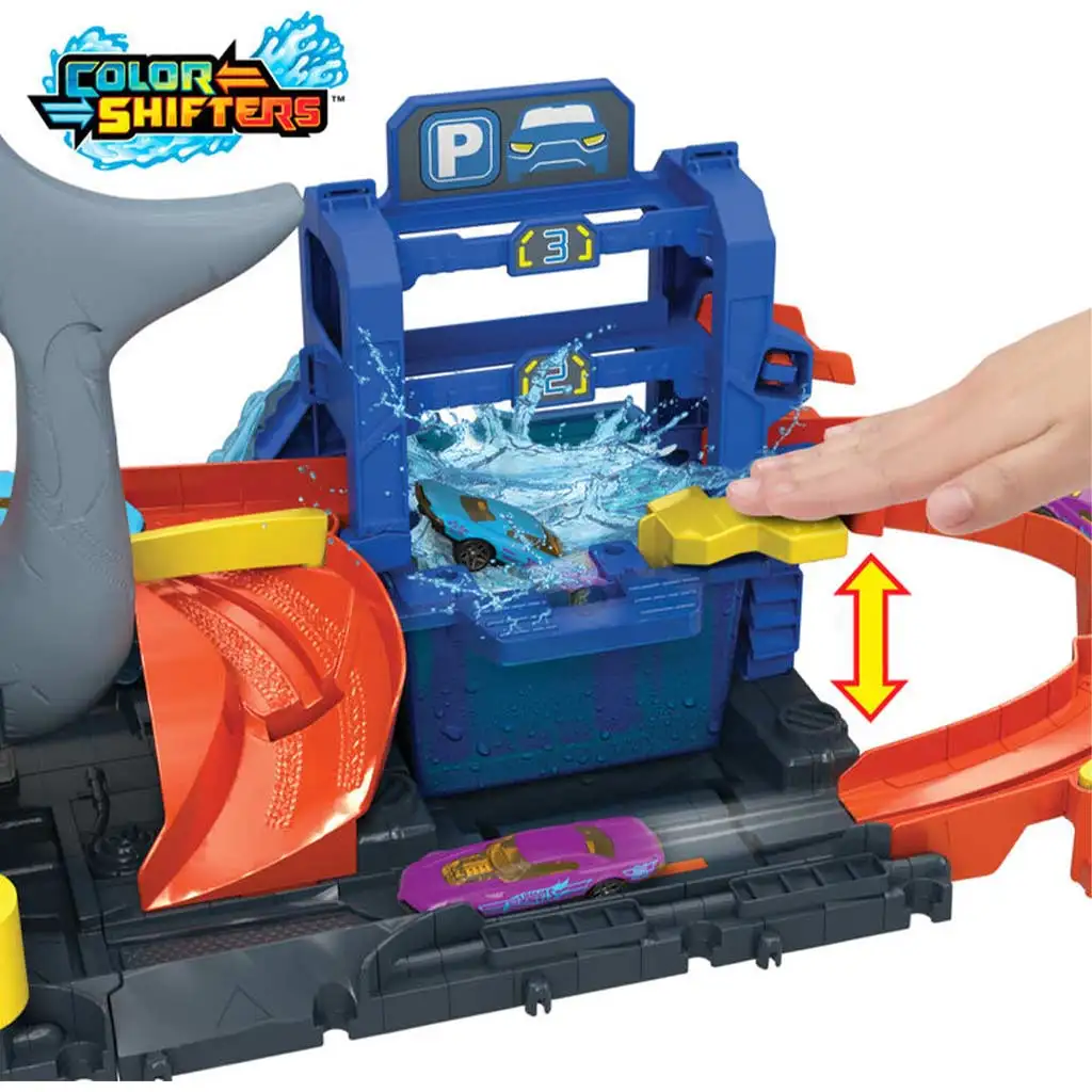 Hot Wheels: Cápás autómosó - Mattel kép 4