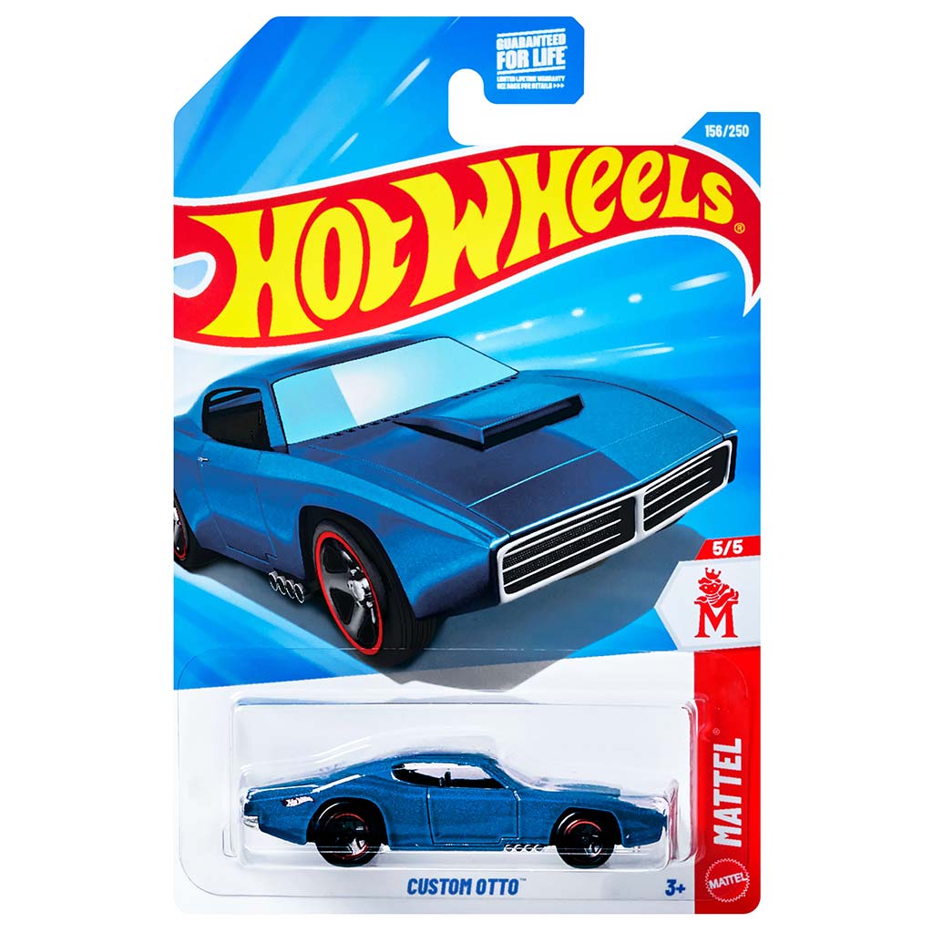 Hot Wheels: Custom Otto kék kisautó 1/64 - Mattel kép 1