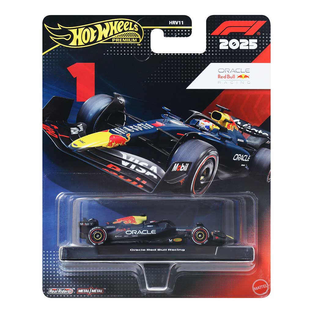 Hot Wheels Premium: Oracle Red Bull Racing #1 Formula 1 kisautó 1/64 - Mattel kép 1