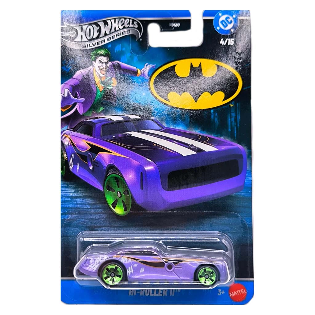 Hot Wheels Batman: Hi-Roller II kisautó 1/64 - Mattel kép 1