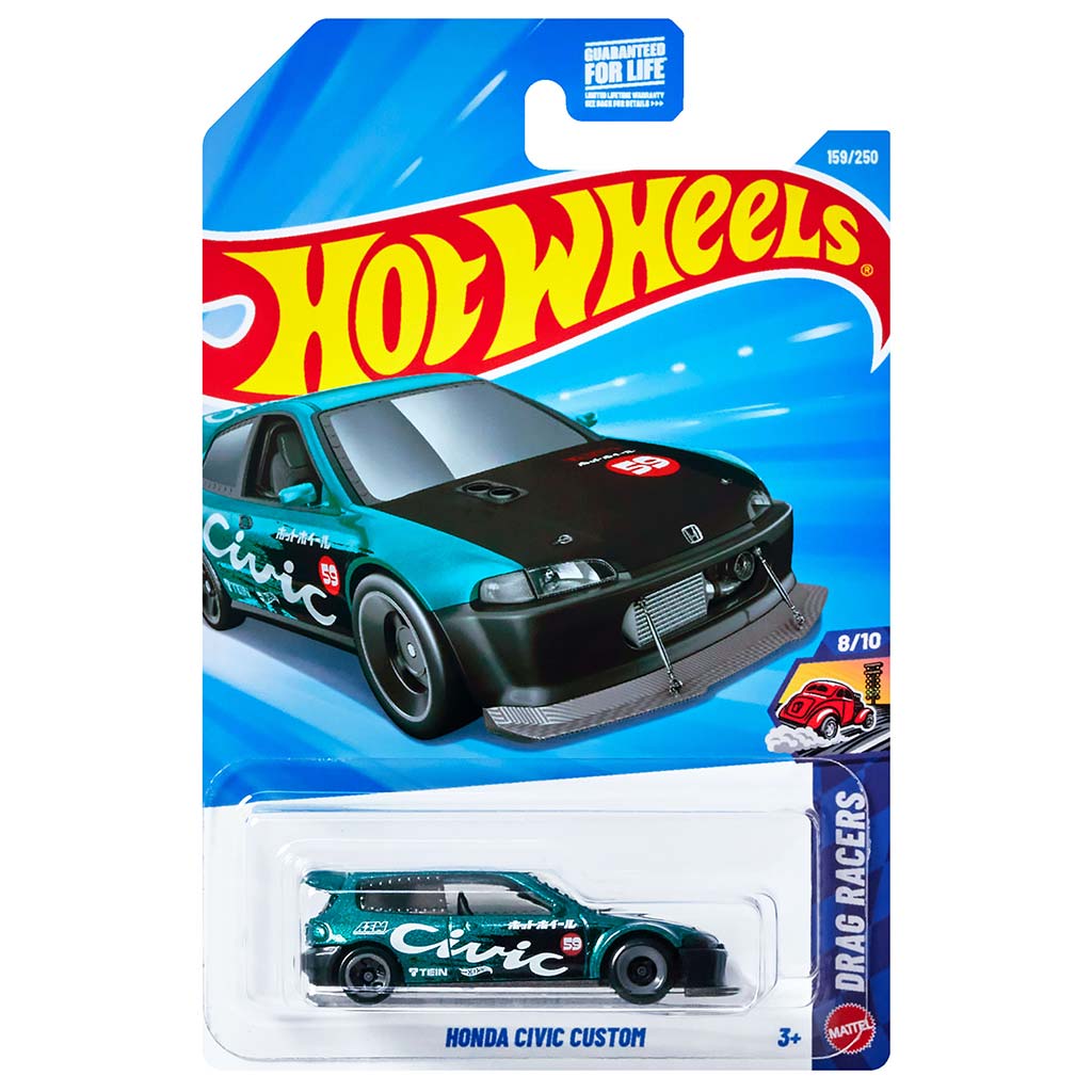Hot Wheels: Honda Civic Custom sportautó 1/64 - Mattel kép 1