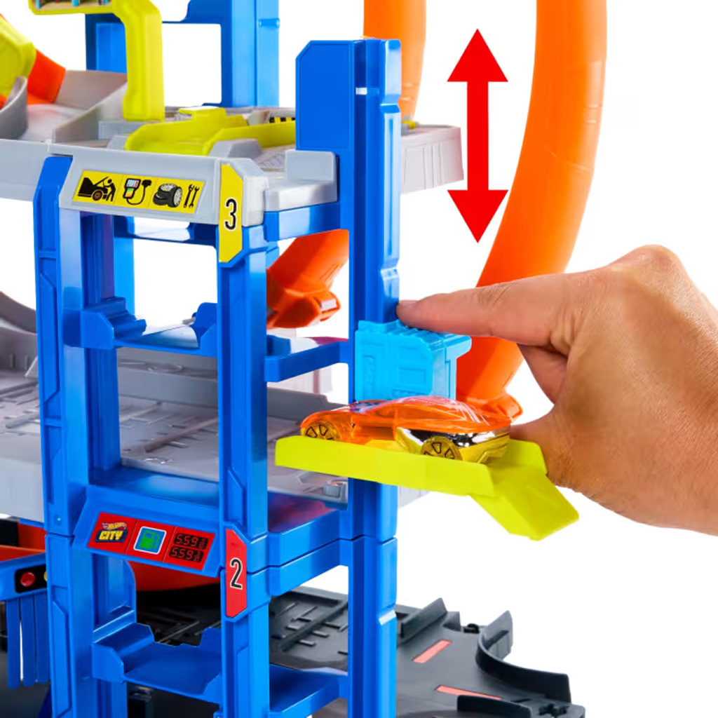 Hot Wheels City: Mega Garázs - Mattel kép 3