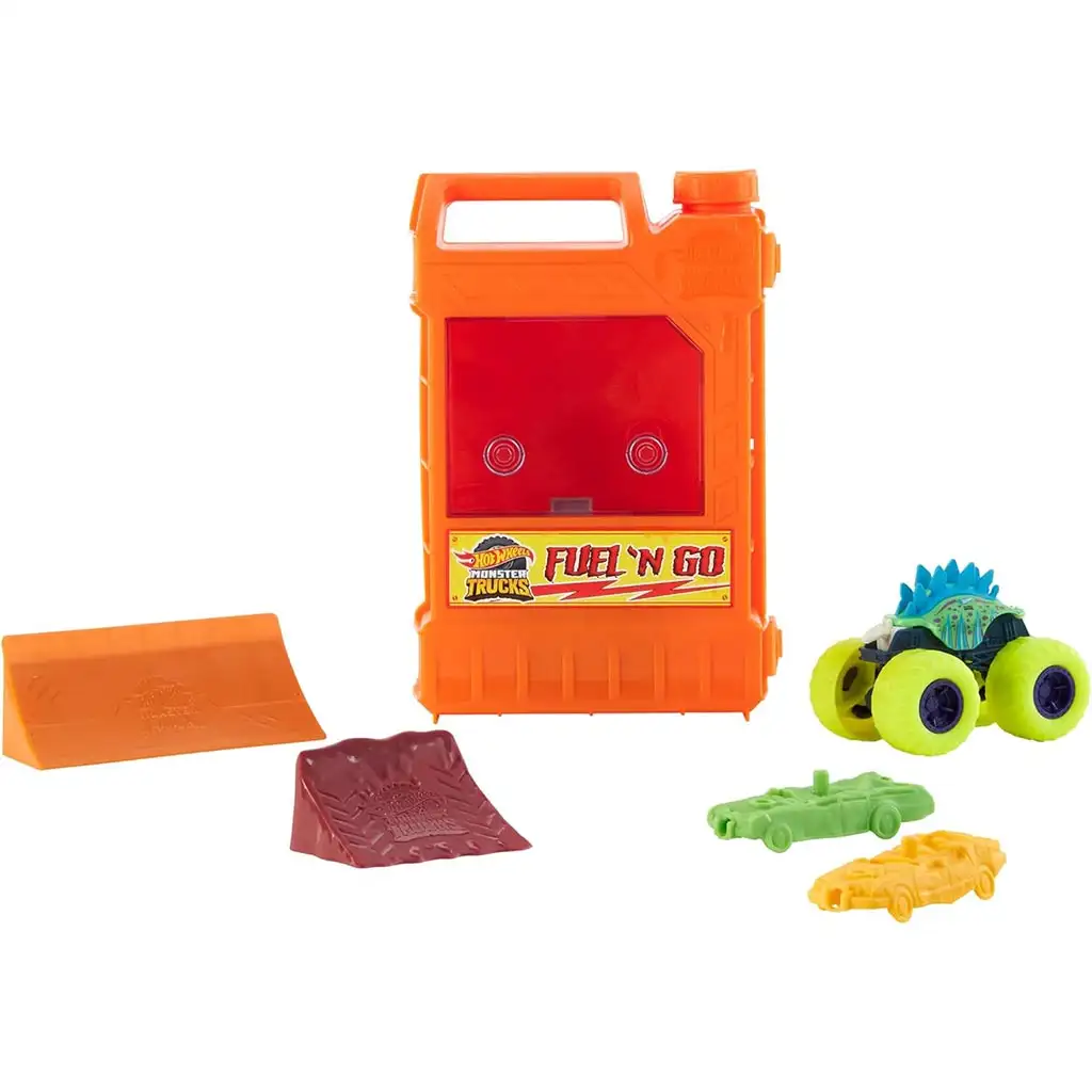 Hot Wheels Monster Trucks: Benzines kanna játékszett - Mattel kép 2