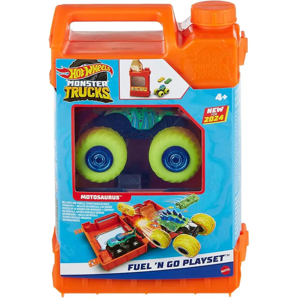 Hot Wheels Monster Trucks: Benzines kanna játékszett - Mattel kép 1