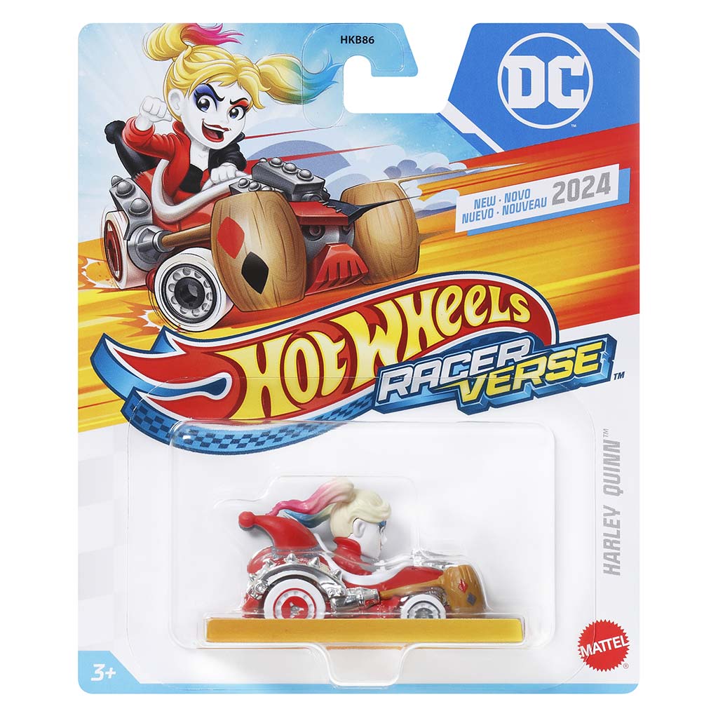 Hot Wheels: RacerVerse Harley Quinn kisautó 1/64 – Mattel kép 1