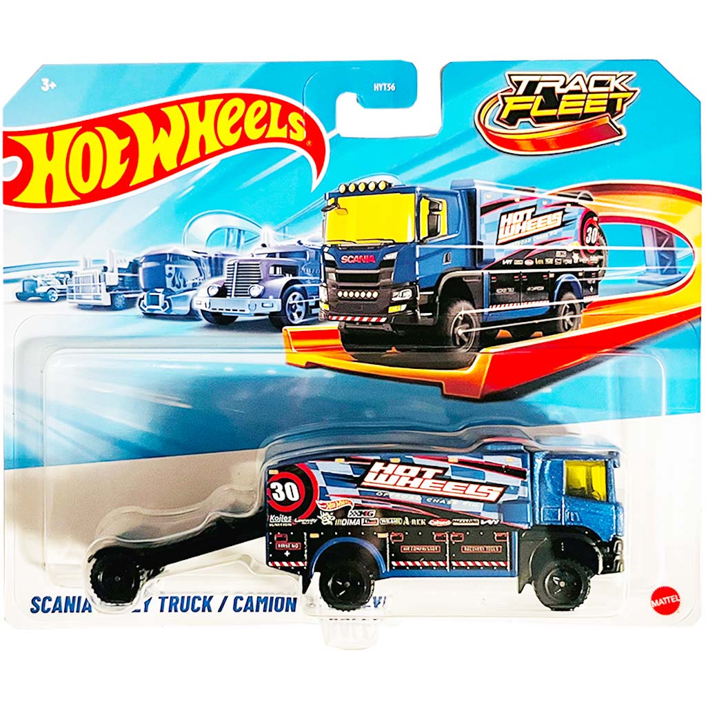 Hot Wheels: Scania Rally Truck szállítóautó 1/64-es méretarány - Mattel kép 1
