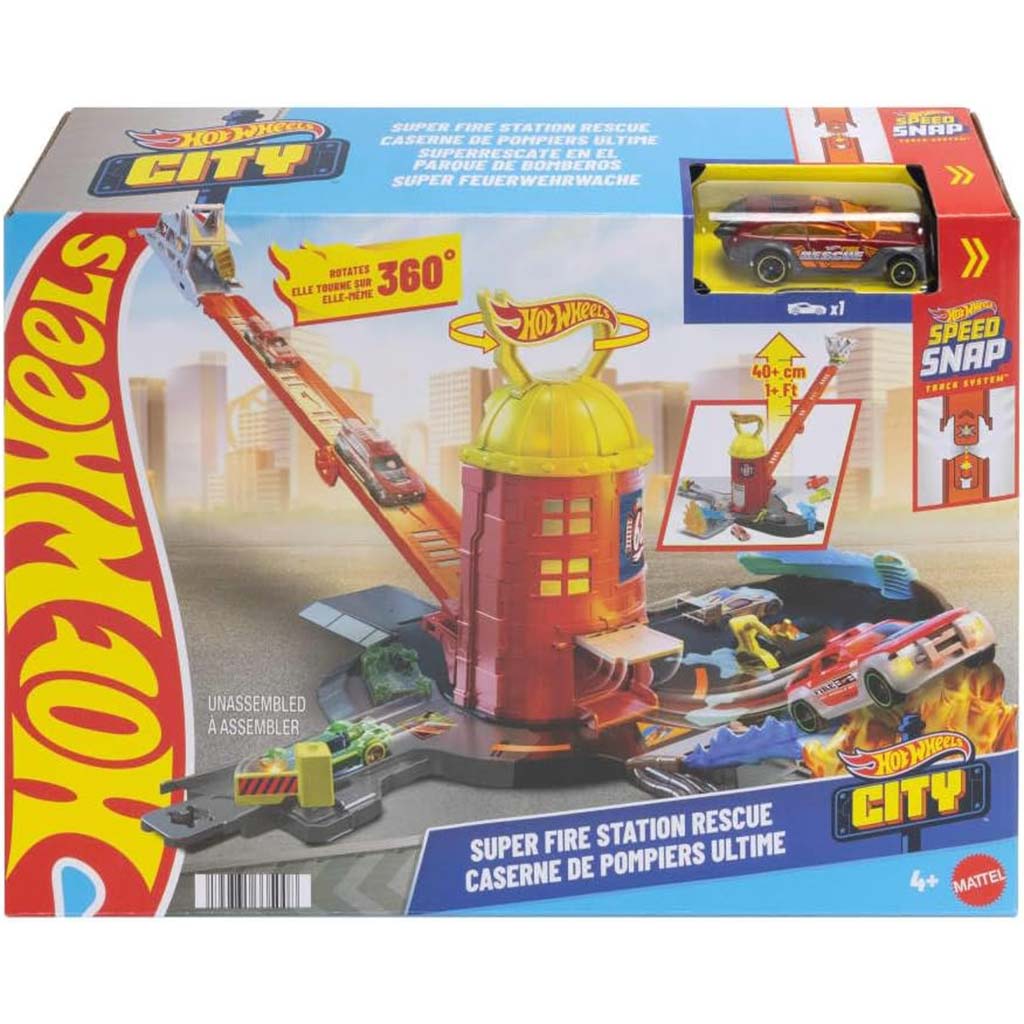 Hot Wheels: Tűzoltó torony pályaszett - Mattel kép 1