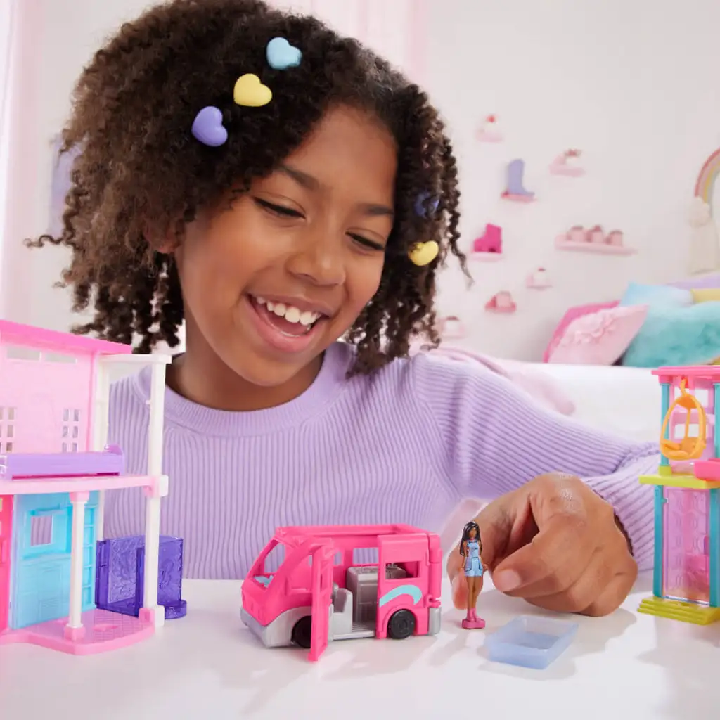 Barbie: Mini BarbieLand járművek - Álom lakóautó szett - Mattel kép 3