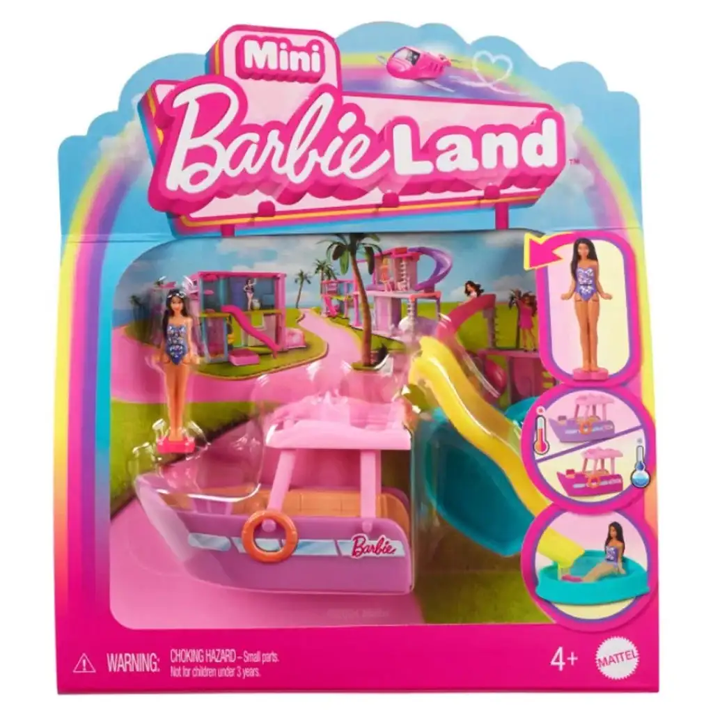 Barbie: Mini BarbieLand járművek - Álomhajó szett - Mattel kép 1