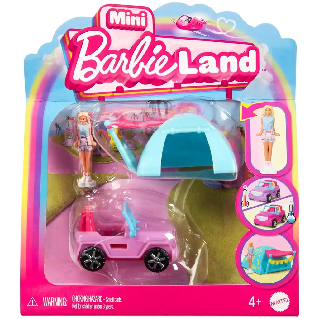 Barbie: Mini BarbieLand járművek - Álom terepjáró szett - Mattel kép 1