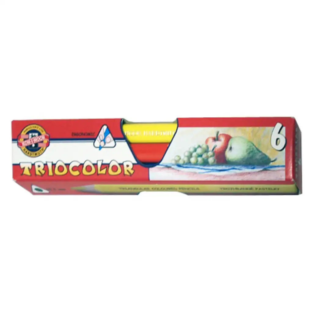 ICO: 3151 Tricolor színes ceruza 6db-os - Koh-I-Noor kép 1
