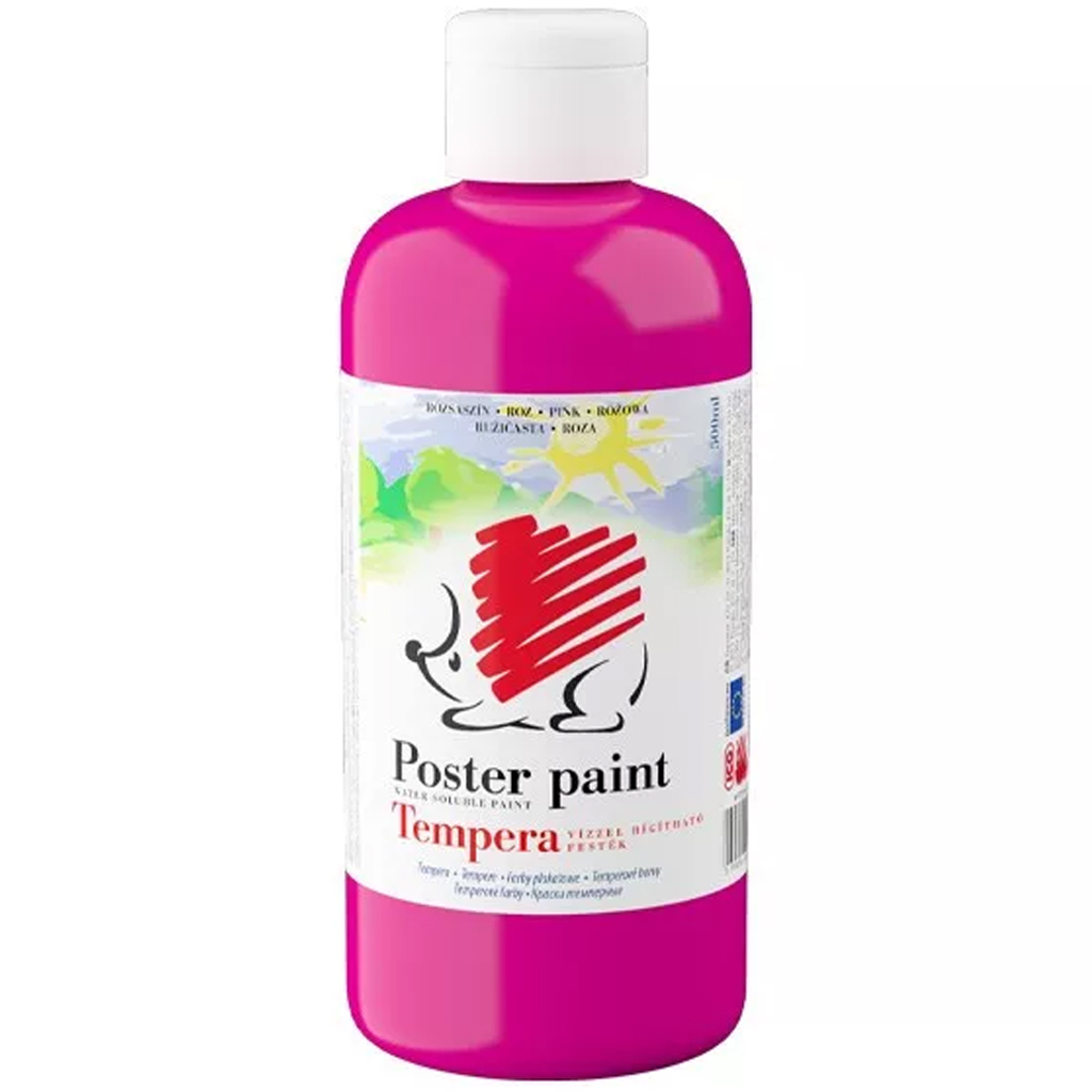 ICO: Süni tempera rózsaszín színben 500ml kép 1