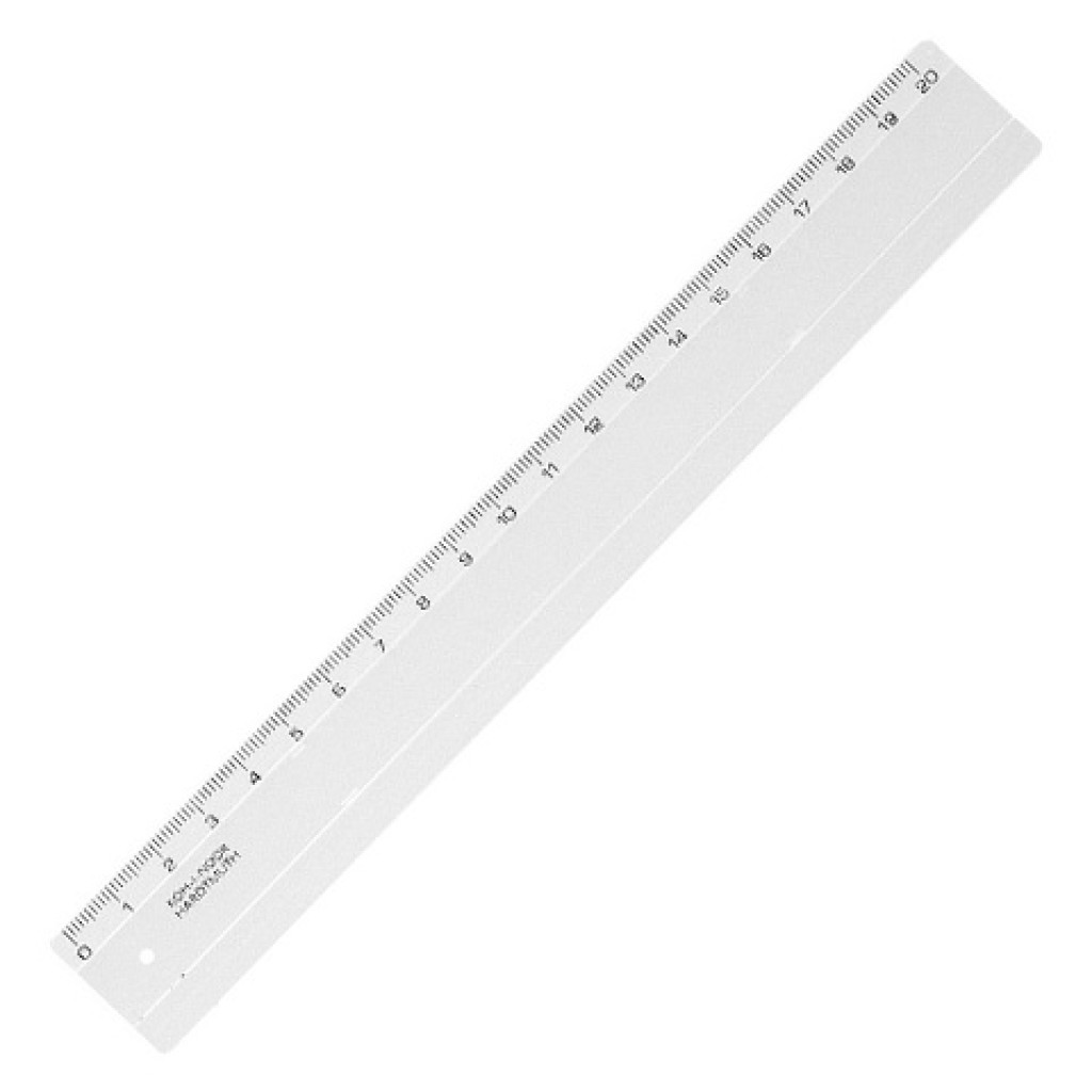 ICO: vonalzó átlátszó 20cm-es kép 1