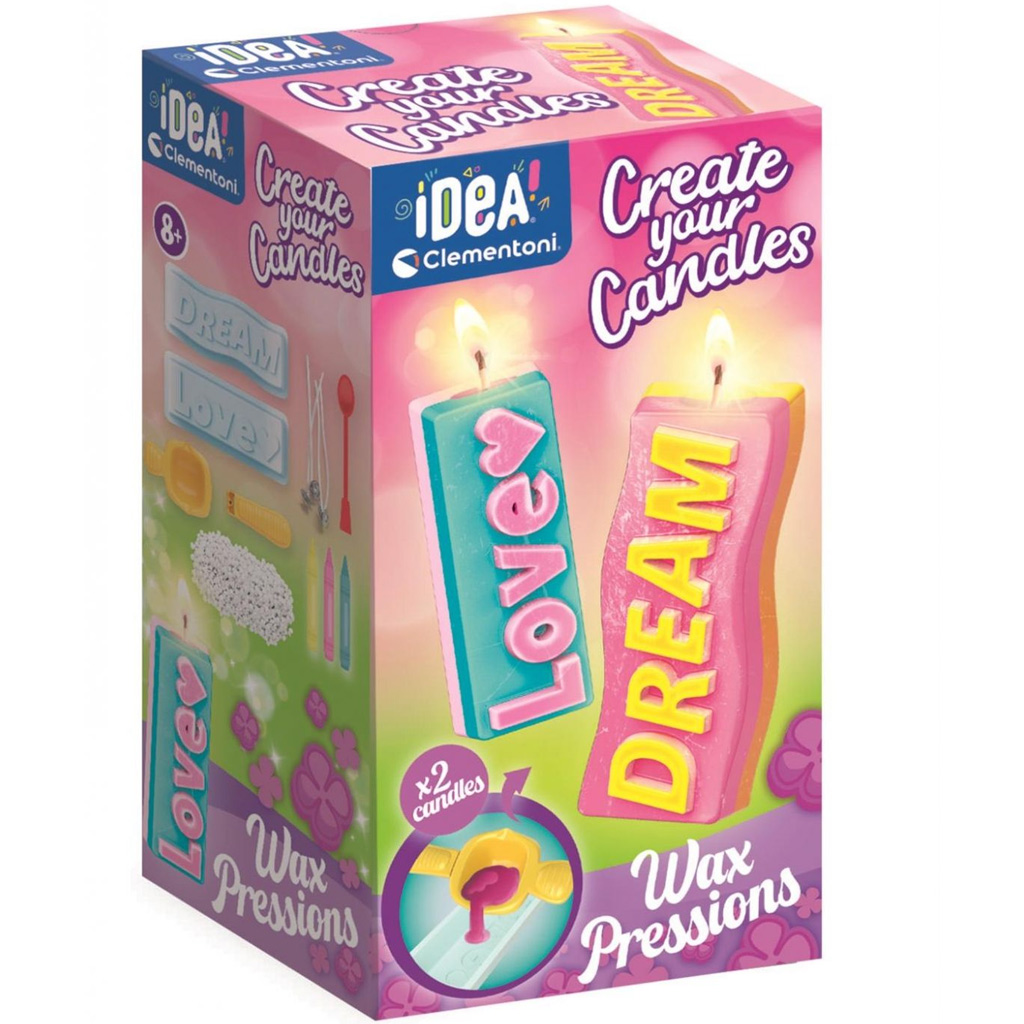 Idea! Üzenetek gyertyakészítő kreatív szett - Clementoni kép 1