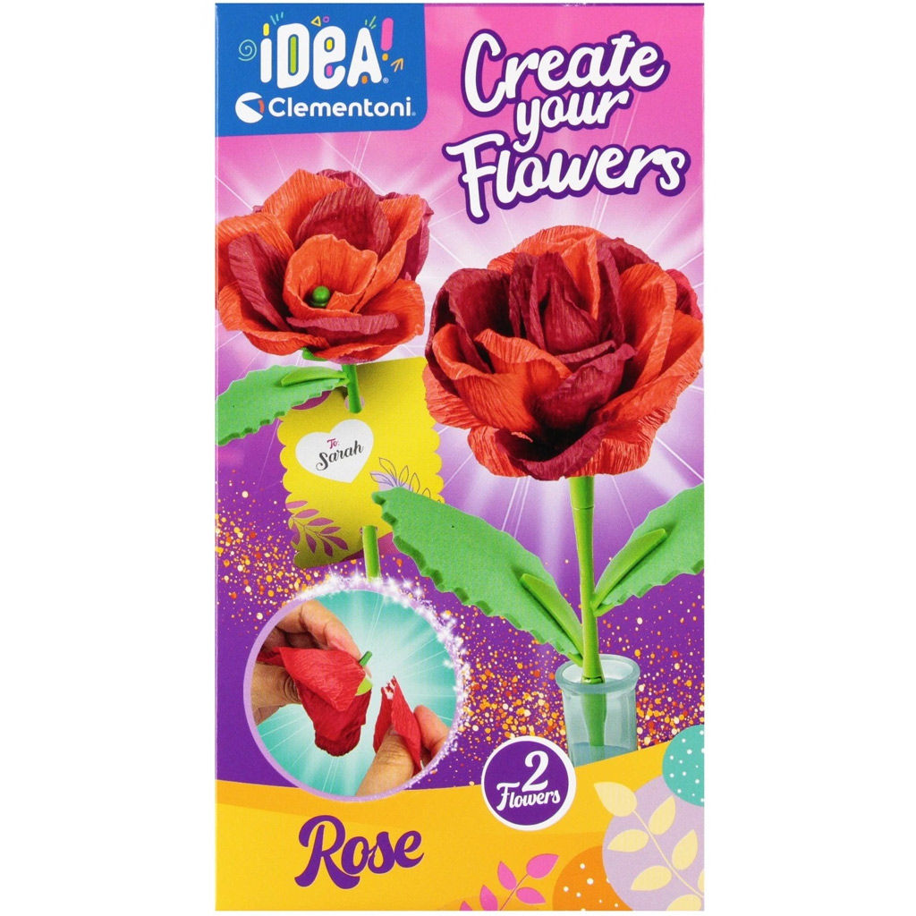 Idea! Rózsa mini virágkészítő szett - Clementoni kép 1
