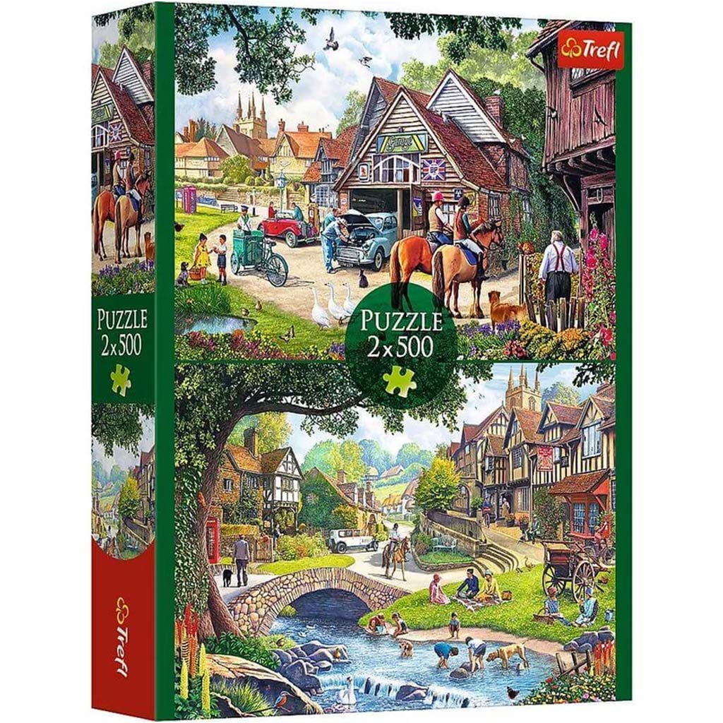 Idilli élet 2x500db-os puzzle - Trefl kép 1