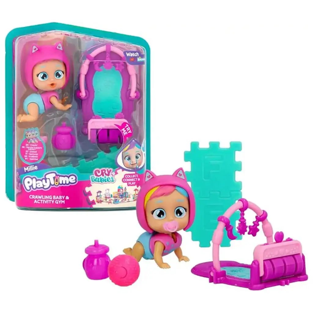 Cry Babies: Playtime - Millie edzőterme játékszett kép 1