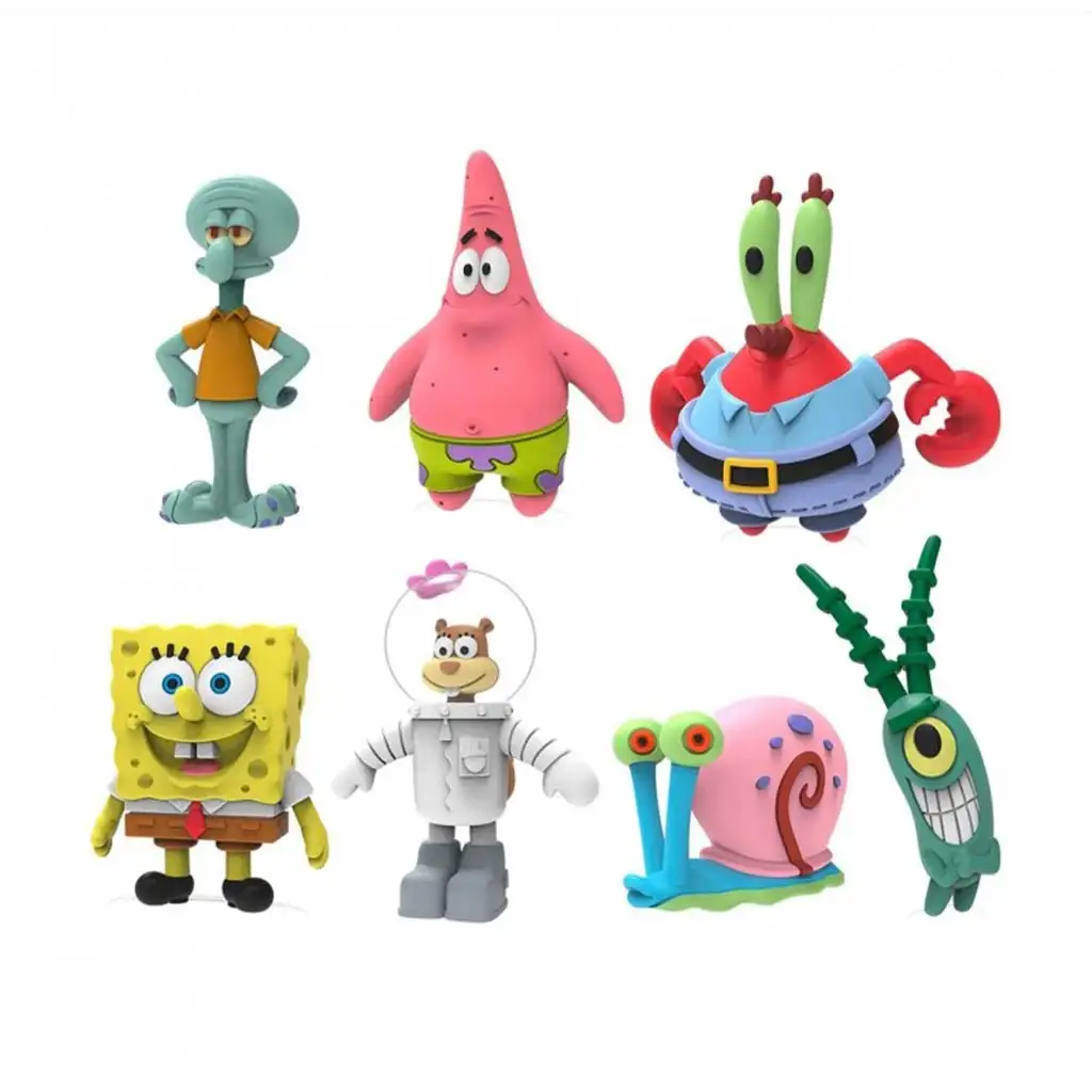 Craze Inkee: Vegán fürdőgolyó csomag gyűjthető Spongyabob mesefilm figuráikkal kép 2