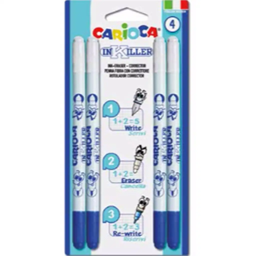 InKilller radírozható toll szett 4db-os - Carioca kép 1