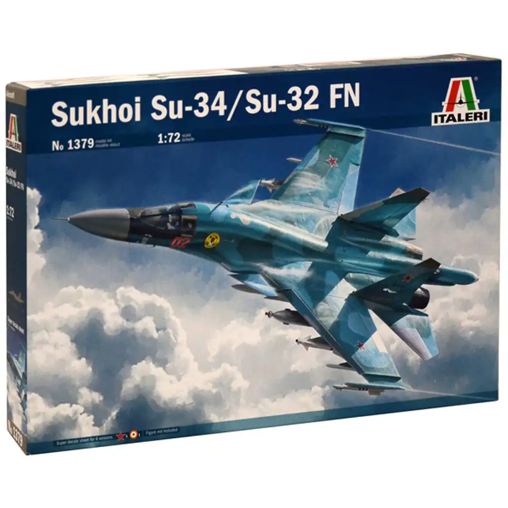 Italeri 1/72 Sukhoi Su-34/Su-32 FN vadászbombázó repülőgép makett kép 1