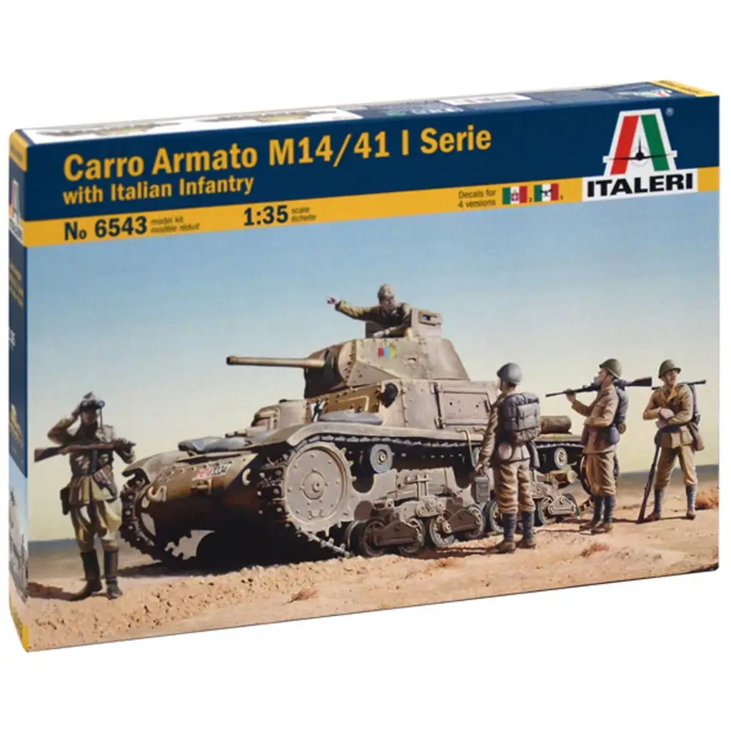 Italeri 1/35 Carro Armato M14/41 I Serie harckocsi makett kép 1