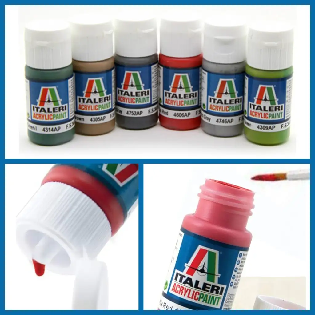 Italeri Flat Skin Tone Light (4601AP) - Matt világos bőrszín makett festék 20ml kép 2