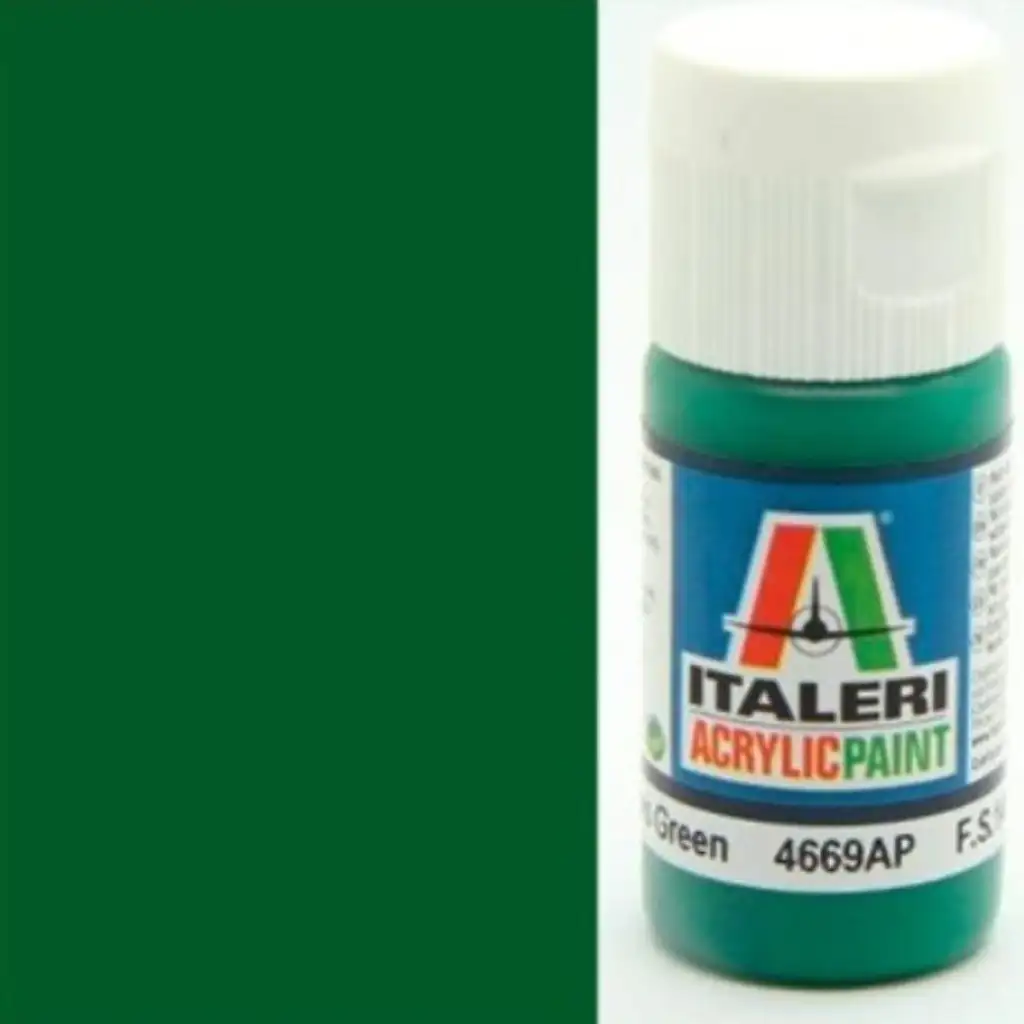 Italeri Gloss Green (4669AP) - Fényes zöld makett festék 20ml kép 1