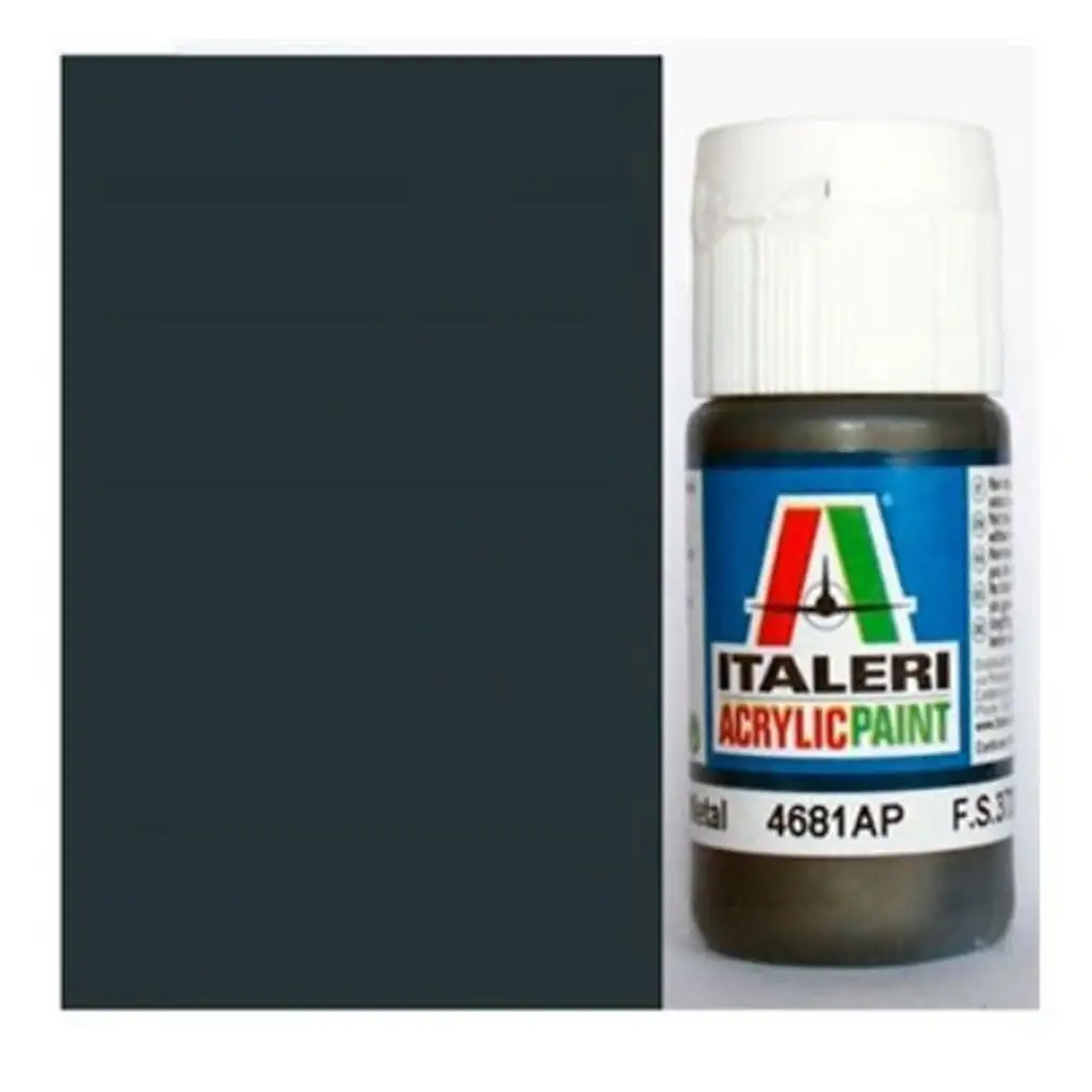 Italeri Flat Gun Metal (4681AP) - Matt fegyverfém makett festék 20ml kép 1