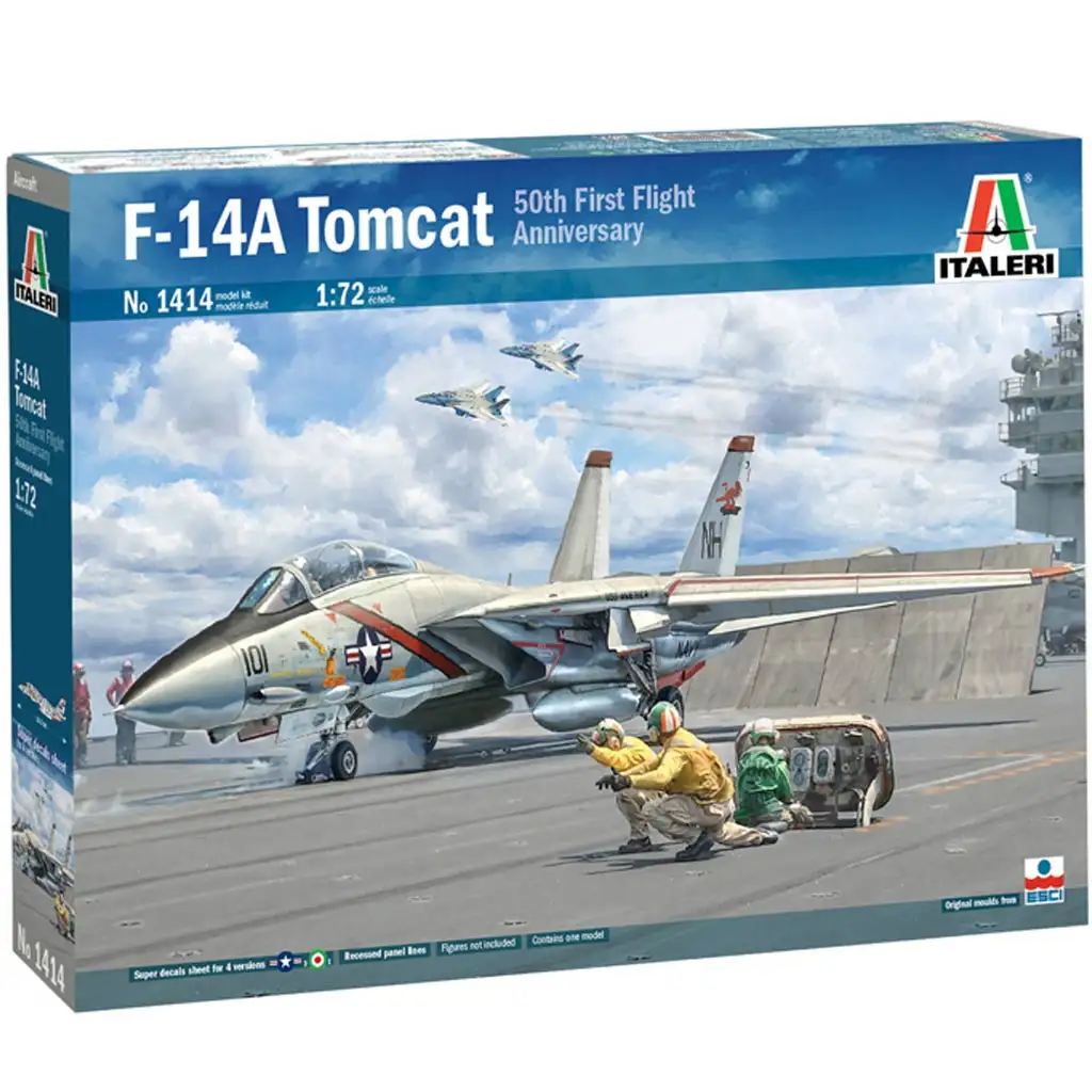 Italeri 1/72 F-14A Tomcat vadászgép makett kép 1