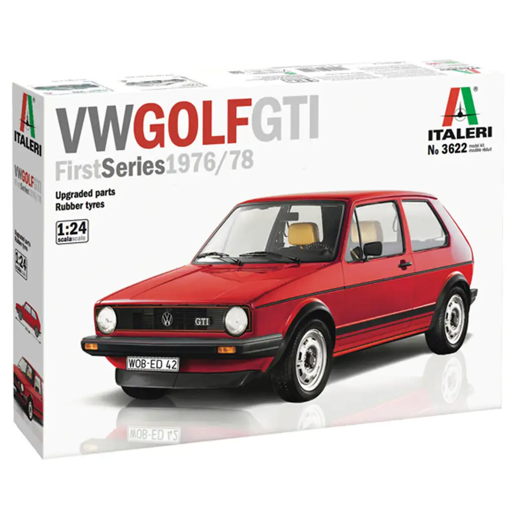 Italeri 1/24 VW Golf GTI First Series 1976/78 autó makett kép 1