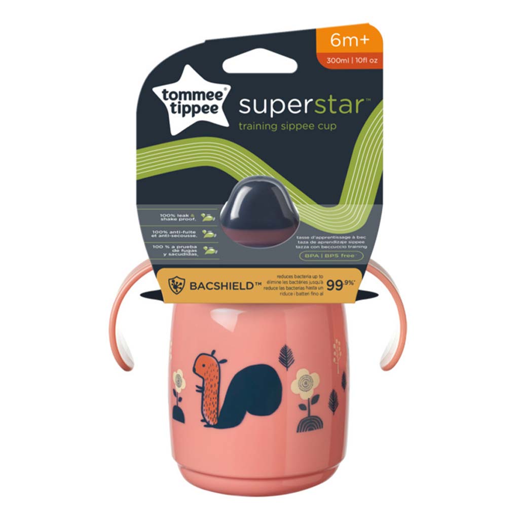 Tommee Tippee: Superstar Itatópohár rózsaszín színben 300ml (6 hó+) kép 1