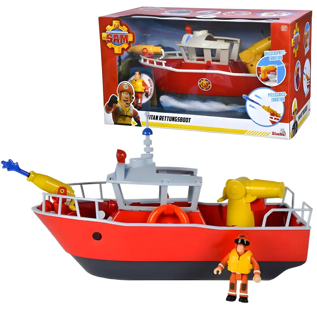 Sam a tűzoltó: Titán tűzoltóhajó - Simba Toys kép 4