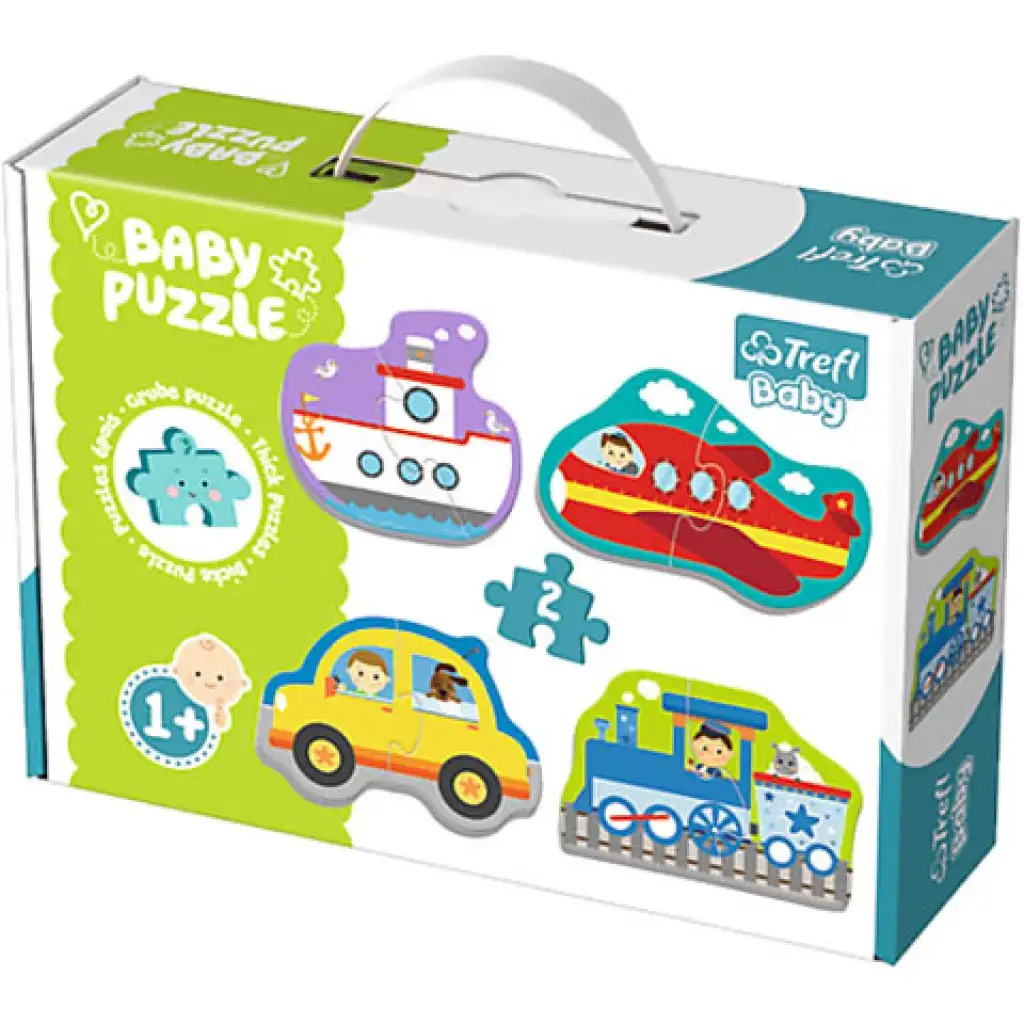 Járművek bébi puzzle szett - Trefl kép 1