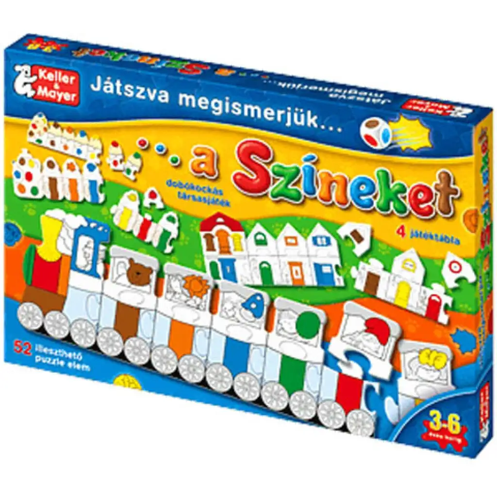 Játszva megismerjük a színeket társasjáték kép 1