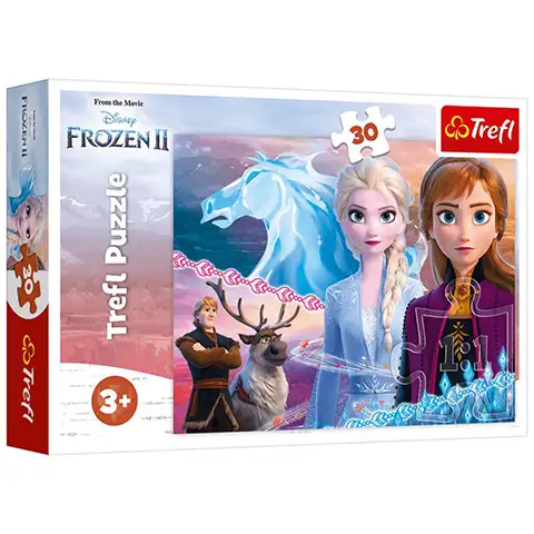 Jégvarázs 2: A nővérek bátorsága puzzle 30db-os - Trefl kép 1