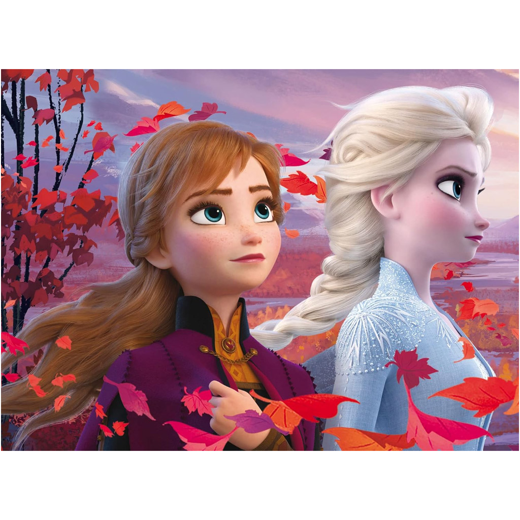 Jégvarázs 2 az 1-ben 60db-os Eco puzzle és színező 70x50cm - Lisciani kép 2